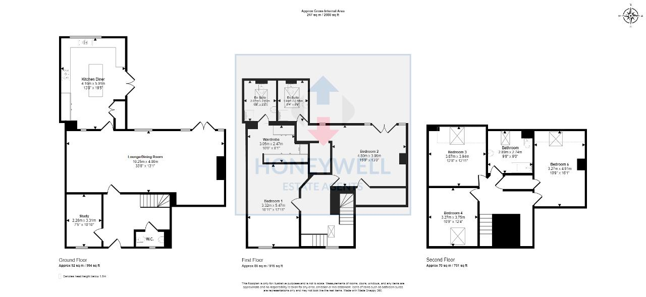 Floorplan of Noddle Hill Barn, Sawley, Clitheroe, BB7 4LQ