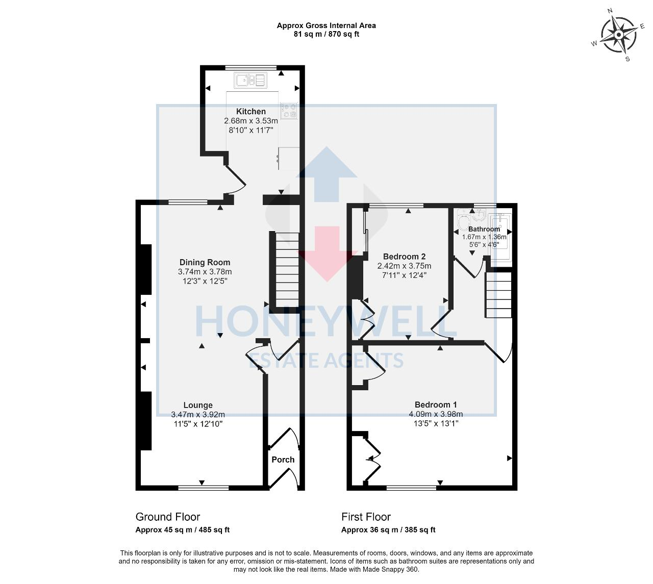 2 Bedroom Terraced For Sale in Hall Street, Clitheroe, BB7