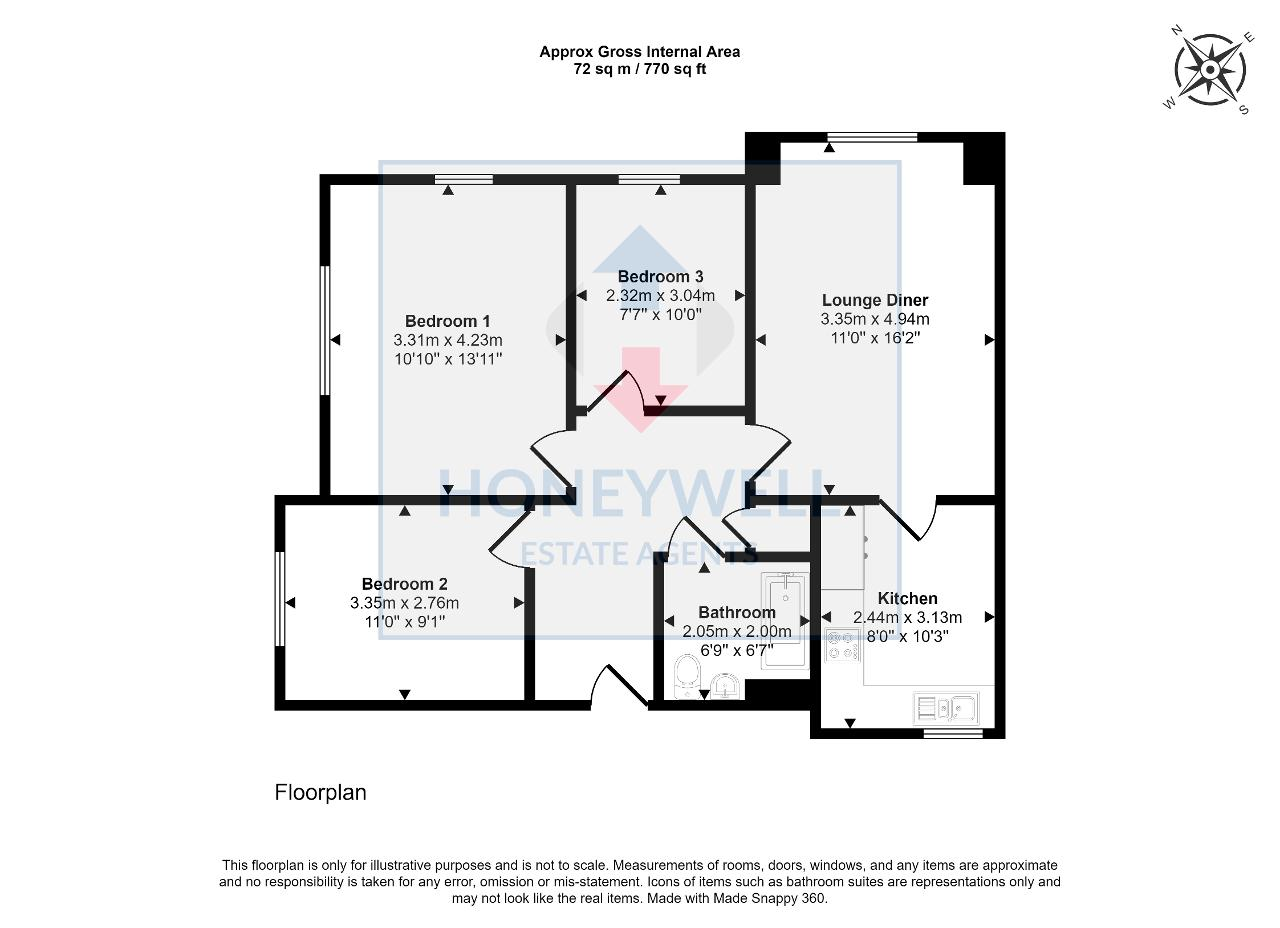 3 Bedroom Apartment For Sale in Lynwood Close, Whalley, BB7