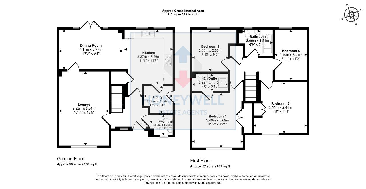 Floorplan of Nab View, Whalley, BB7 9YG