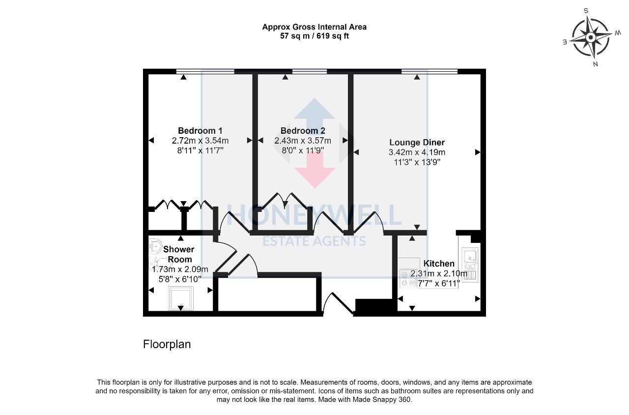 2 Bedroom Apartment For Sale in Well Court, Clitheroe, BB7