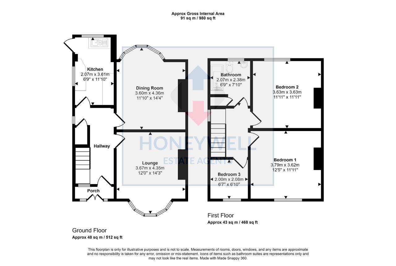 3 Bedroom SemiDetached For Sale in Littlemoor Road, Clitheroe, BB7