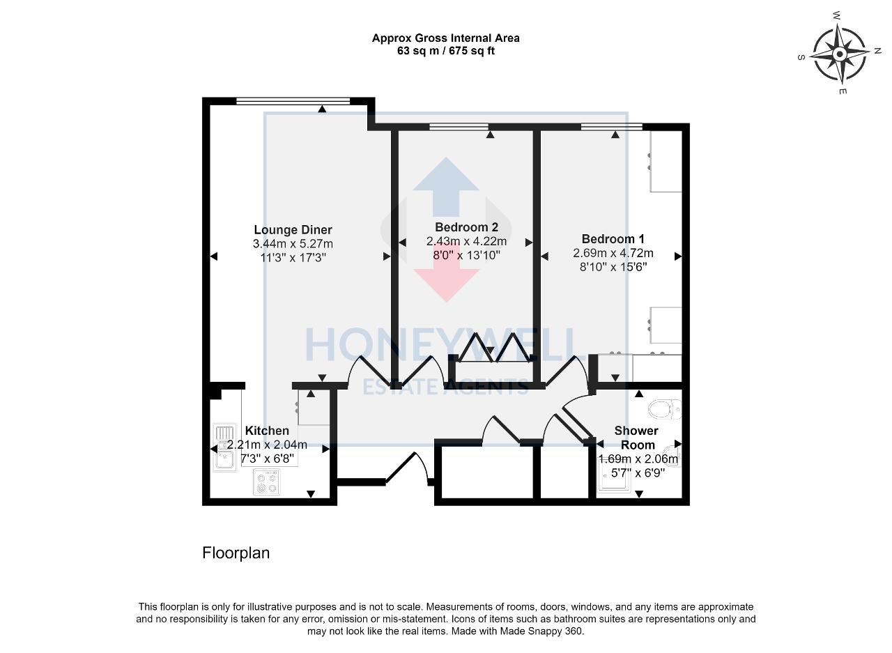 2 Bedroom Apartment For Sale in Well Court, Clitheroe, BB7