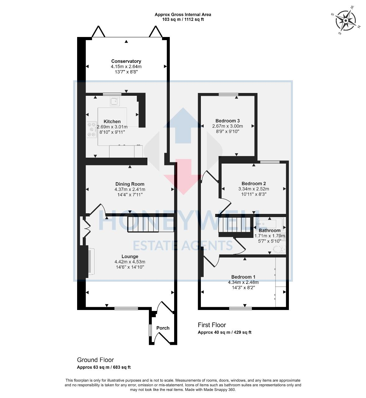 Floorplan of Padiham Road, Sabden, BB7 9EX