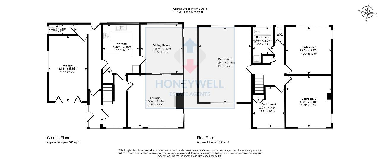 4 Bedroom Detached For Sale in Edisford Road, Clitheroe, BB7