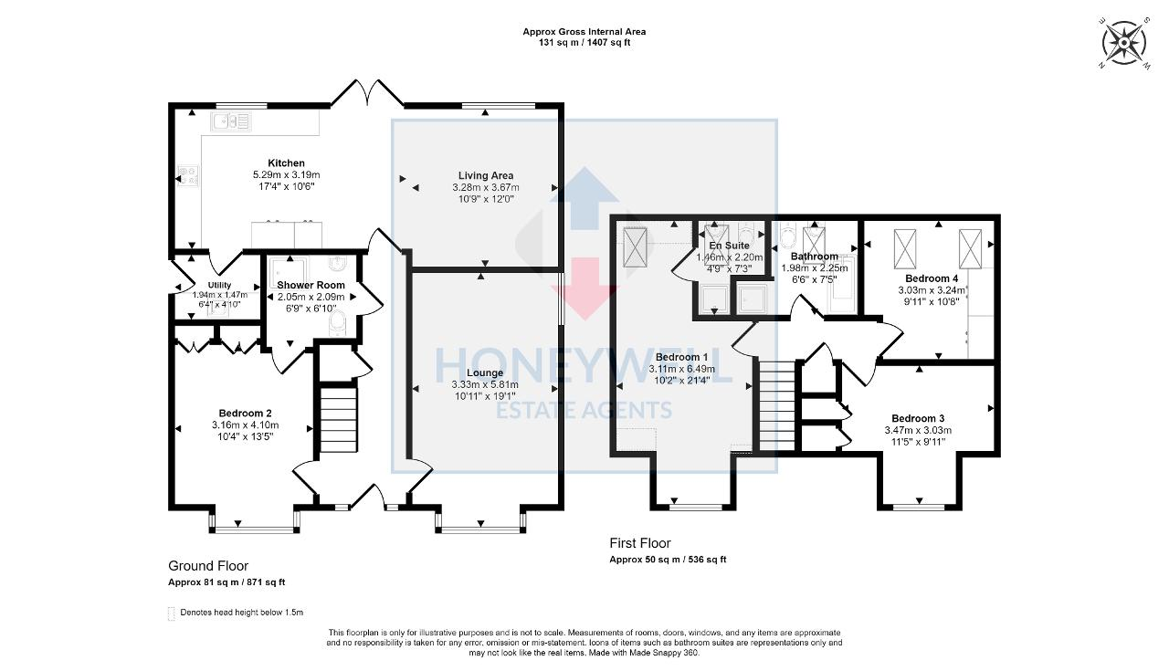Floorplan of Sundrop Close, Clitheroe, BB7 1FH