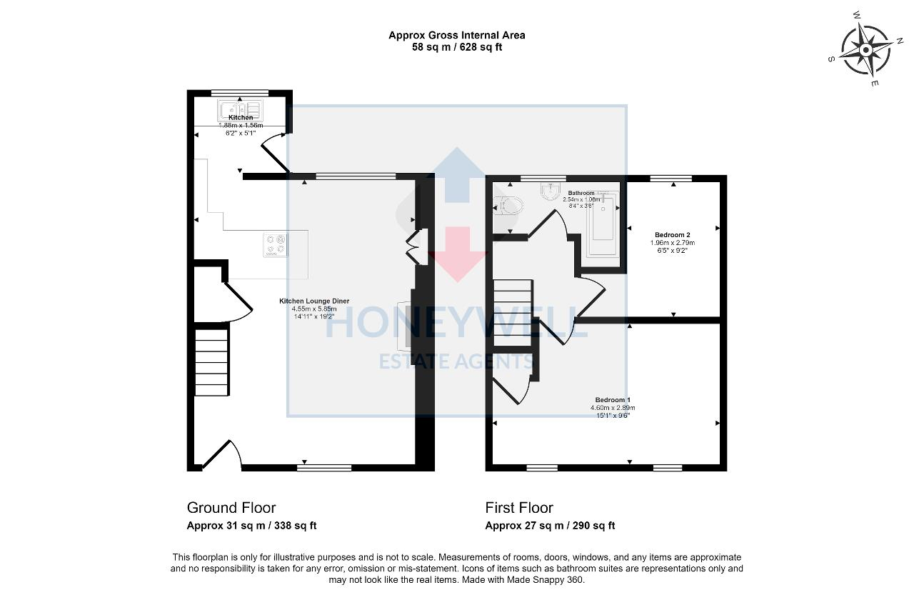 Floorplan of New Hague, Colne Road, Kelbrook, BB18 6XY