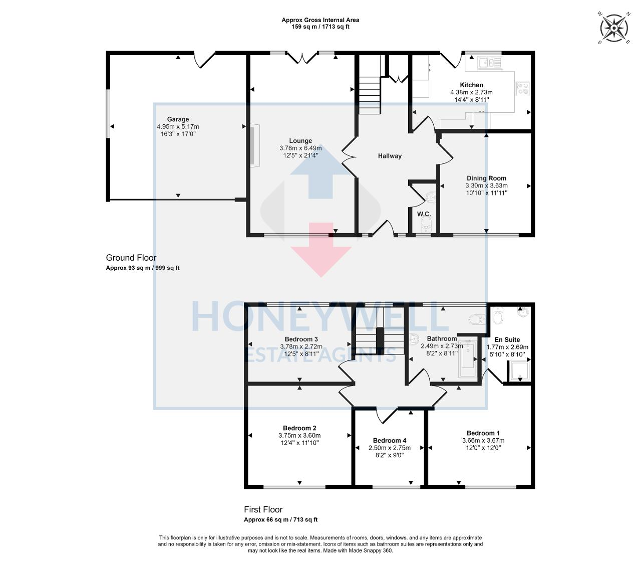 Floorplan of Acres Brook Road, Higham, BB12 9BY