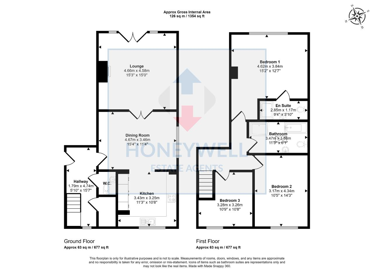 Floorplan of The Orchard, Ribblesdale Avenue, Clitheroe, BB7 2HZ
