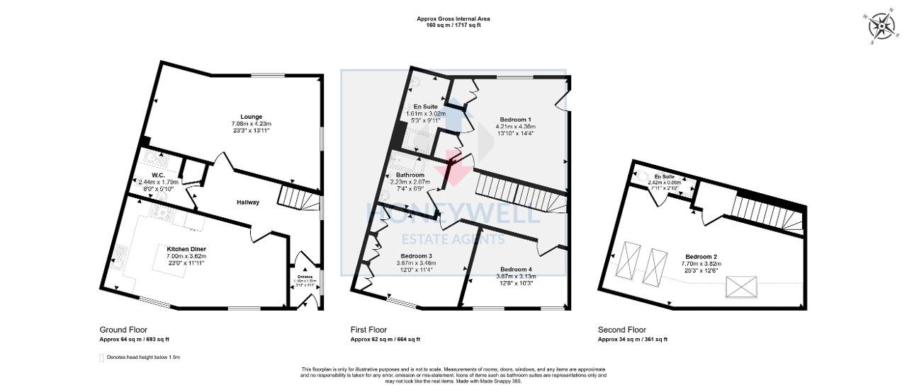 Floorplan of Victoria Grove, Sabden, BB7 9DQ