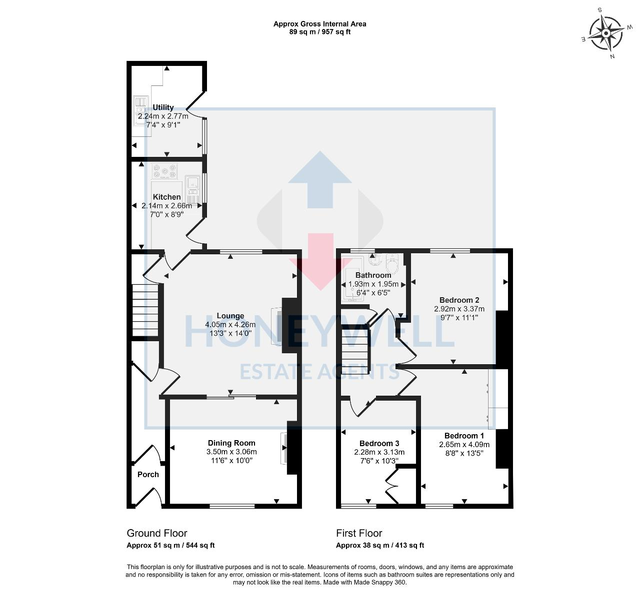 Floorplan of George Street, Clitheroe, BB7 1BU