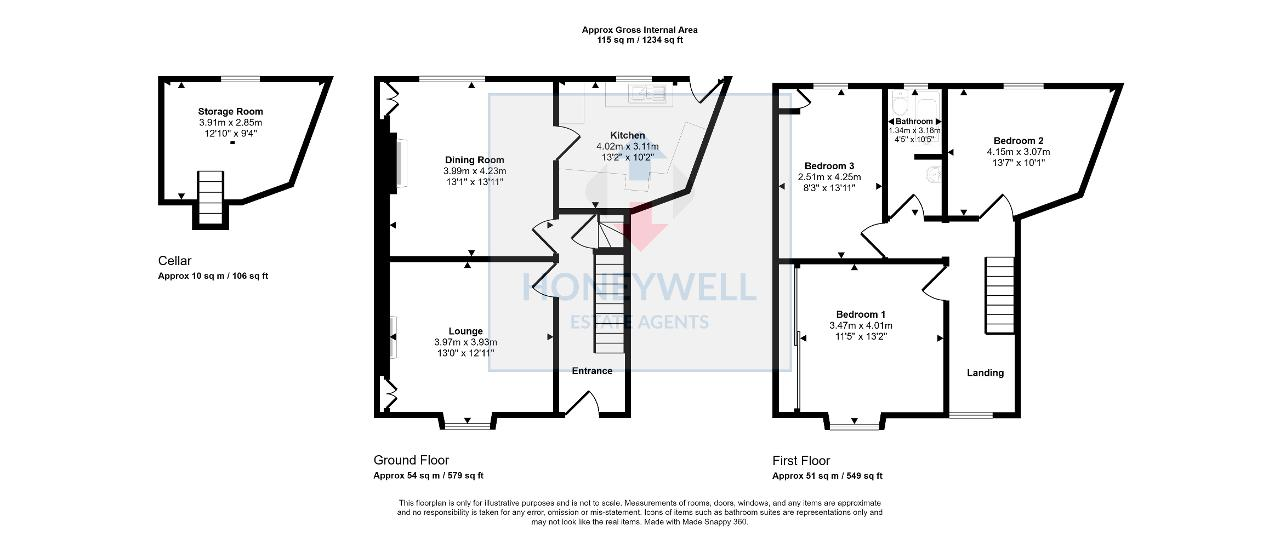Floorplan of Littlemoor, Clitheroe, BB7 1HF