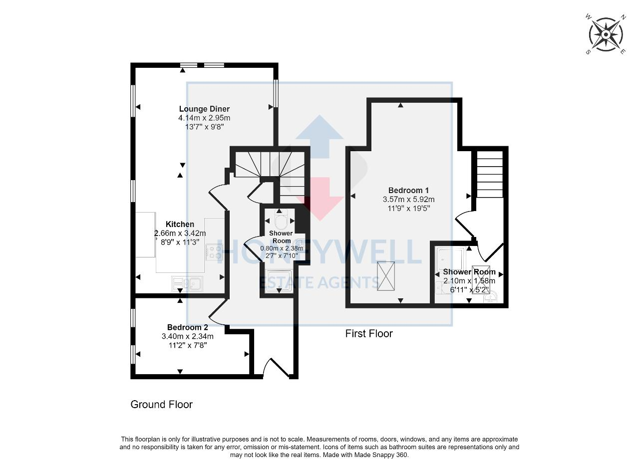 Floorplan of York Street, Clitheroe, BB7 2DL