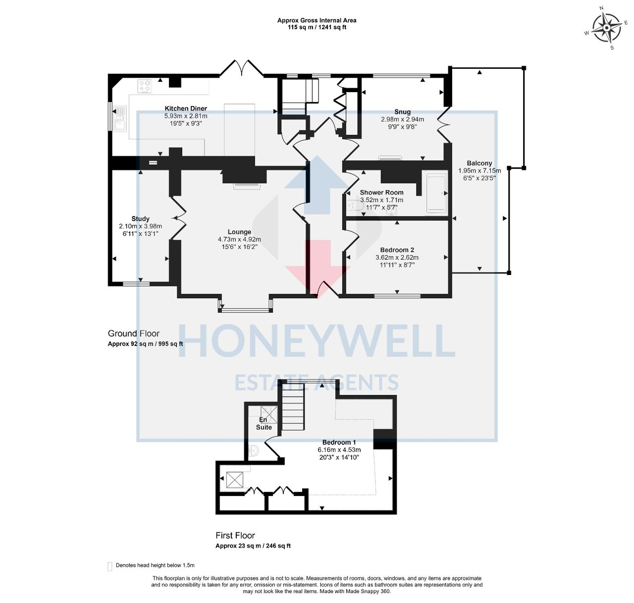 Floorplan of Holden, Bolton-by-Bowland, BB7 4PF