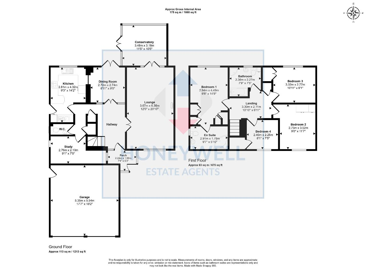 Floorplan of Woodlands Park, Whalley, BB7 9UG