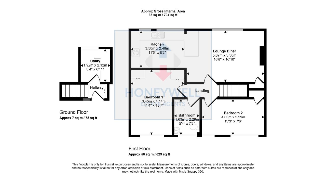 Floorplan of Highfield Road, Clitheroe, BB7 1LD