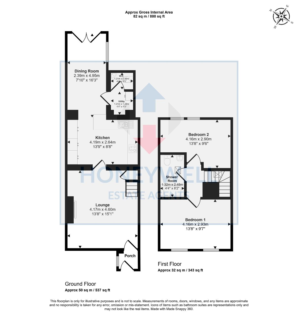 Floorplan of Clitheroe Road, Sabden, BB7 9HJ