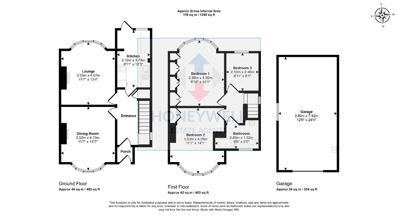 Floorplan of Accrington Road, Whalley, BB7 9TD