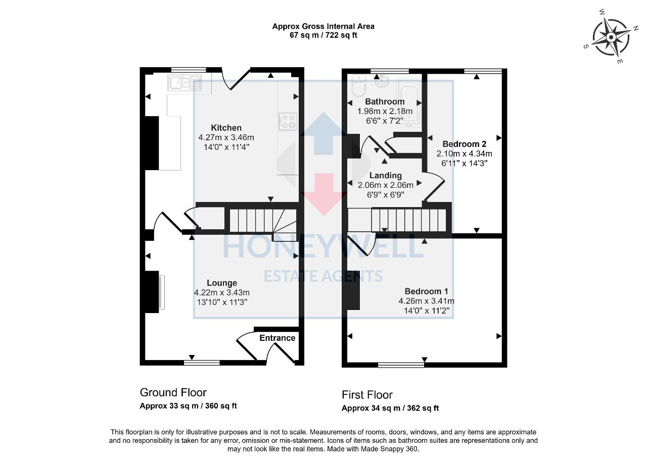 Floorplan of Franklin Street, Clitheroe, BB7 1DQ