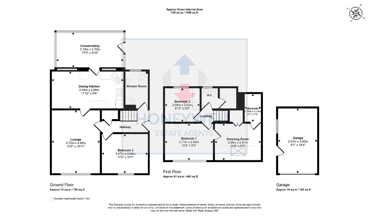 Floorplan of Eastfield Drive, West Bradford, BB7 4TQ