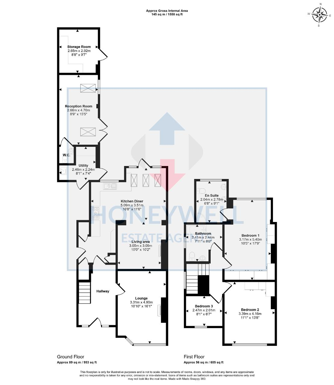 Floorplan of The Sands, Whalley, Clitheroe, Lancashire, BB7 9TL