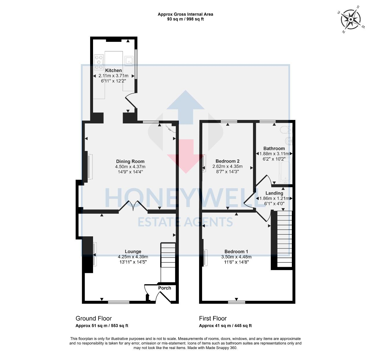 Floorplan of Lowerhouse Lane, Burnley, BB12 6LP