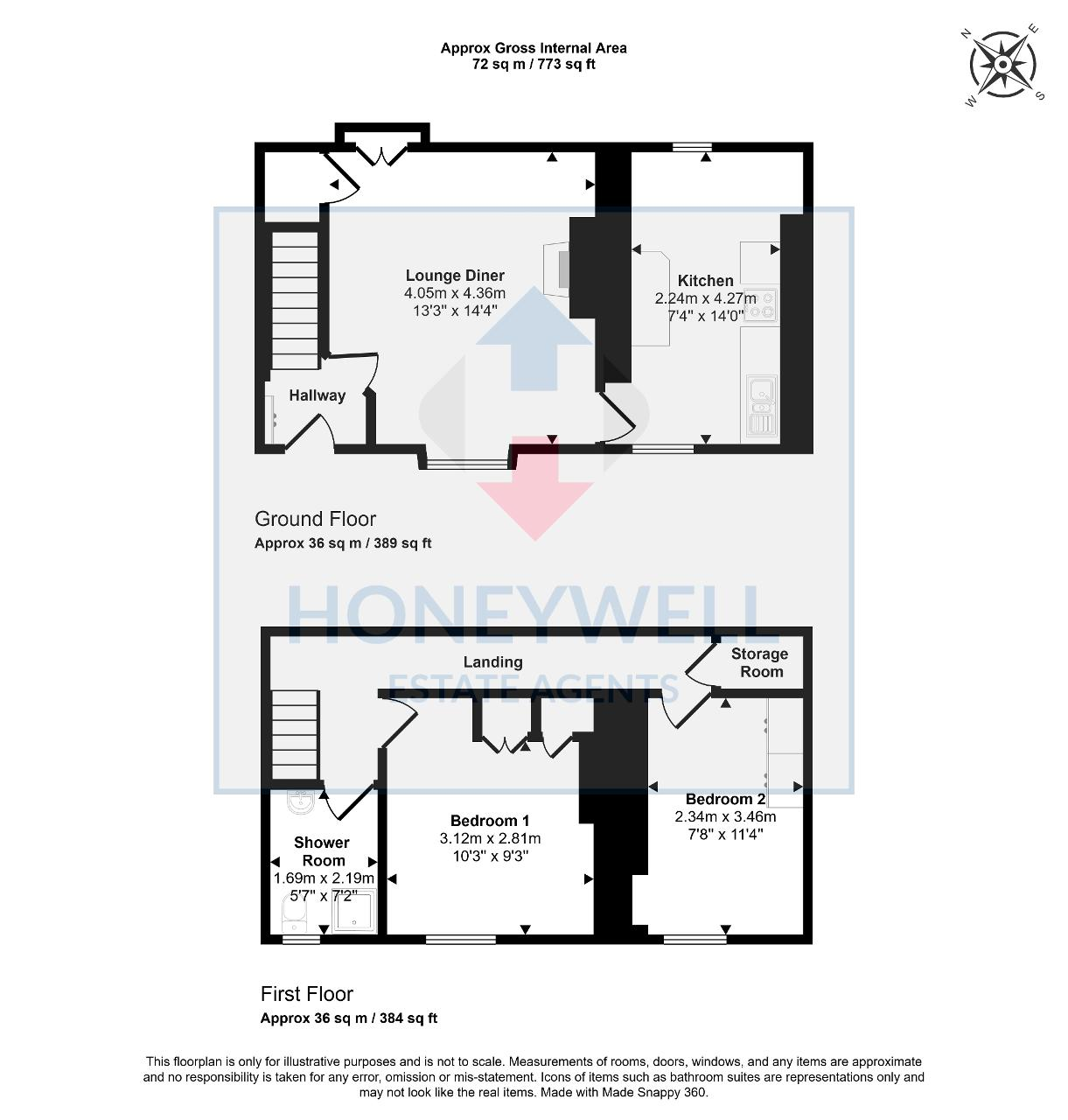 Floorplan of Littlemoor, Clitheroe, BB7 1HF