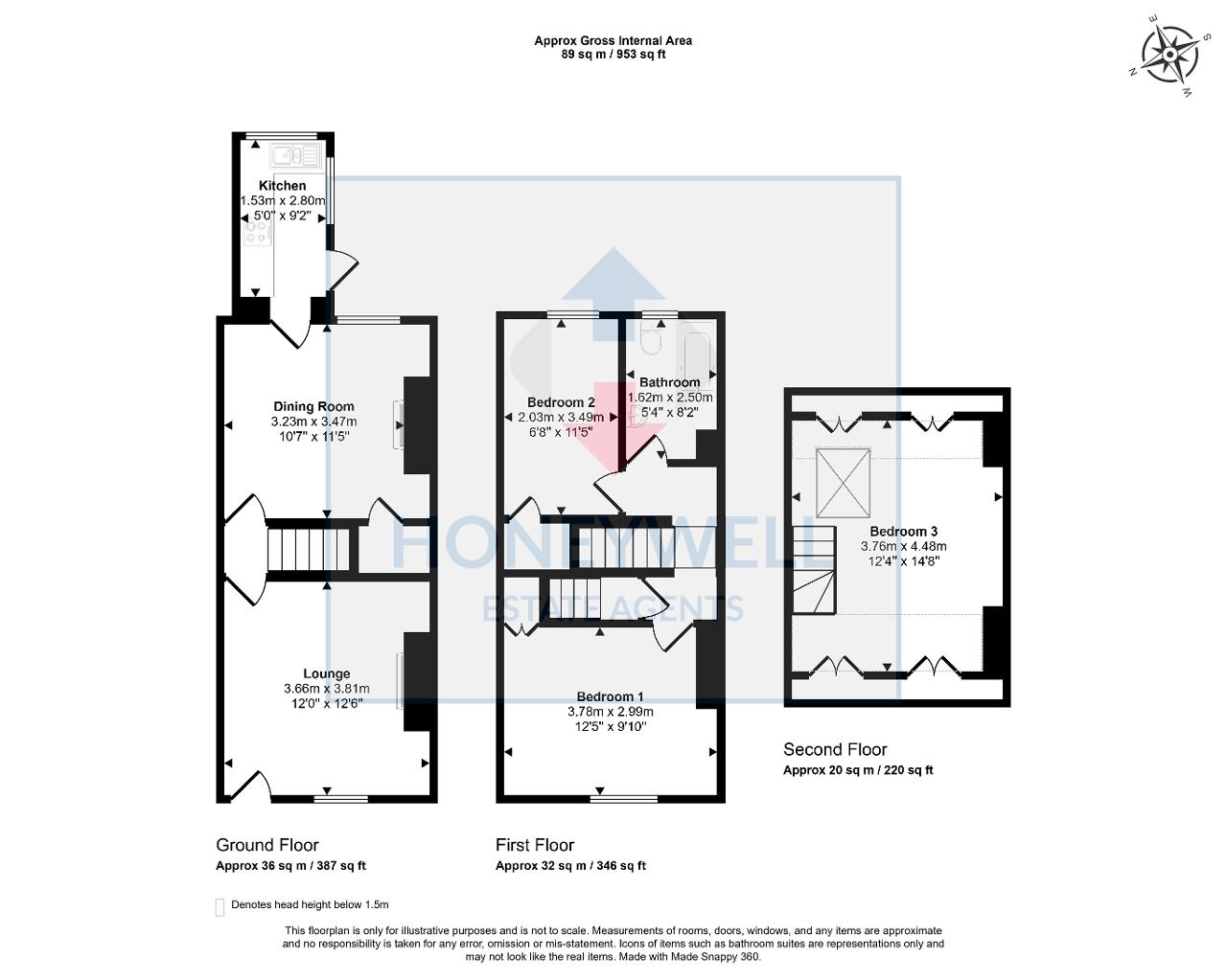 Floorplan of Mitchell Street, Clitheroe, BB7 1DF