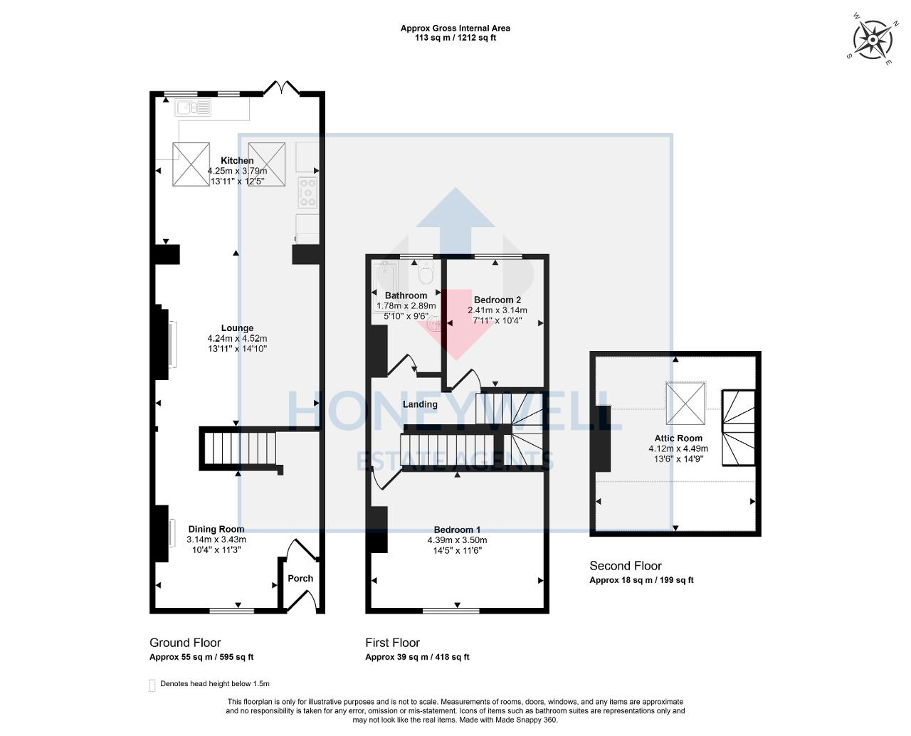 Floorplan of West View, Clitheroe, BB7 1DB