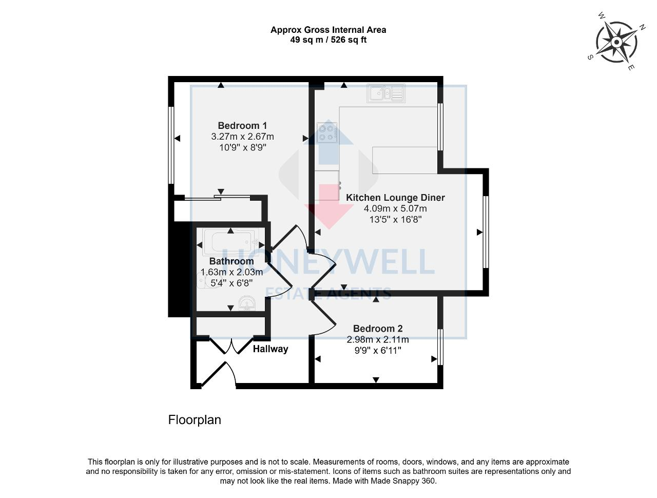 Floorplan of Stephen Mews, Clitheroe, BB7 1EP