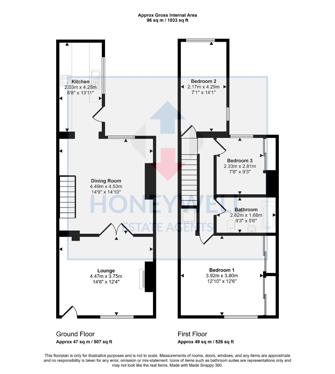 Floorplan of St Marys Street, Clitheroe, BB7 2HH