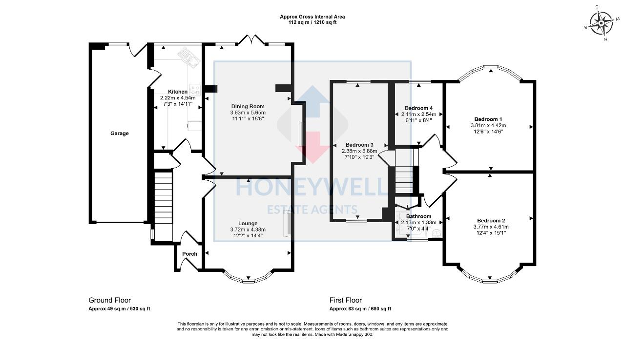 Floorplan of Mitton Road, Whalley Road, BB7 9RX